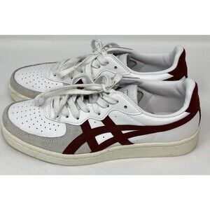 ASICS Onitsuka Tiger GSM Sz US 5 Unisex Casual Sneakers Shoes White Red Gray GUC